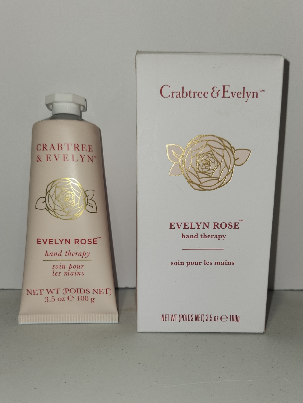Crabtree & Evelyn Hand Lotion Evelyn Rose 3.5 Oz  NWT